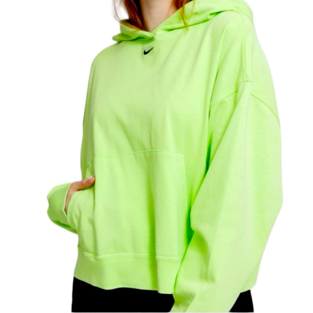 Nike Washed Lightweight Cotton Jersey Hoodie Sz S